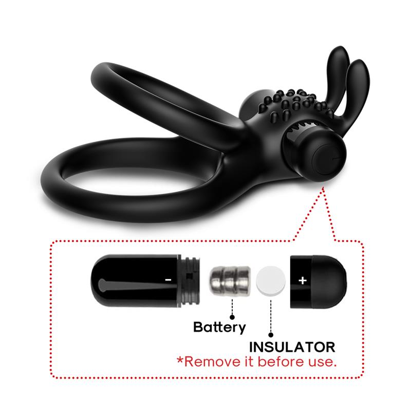 Vibrating bunny Penis ring