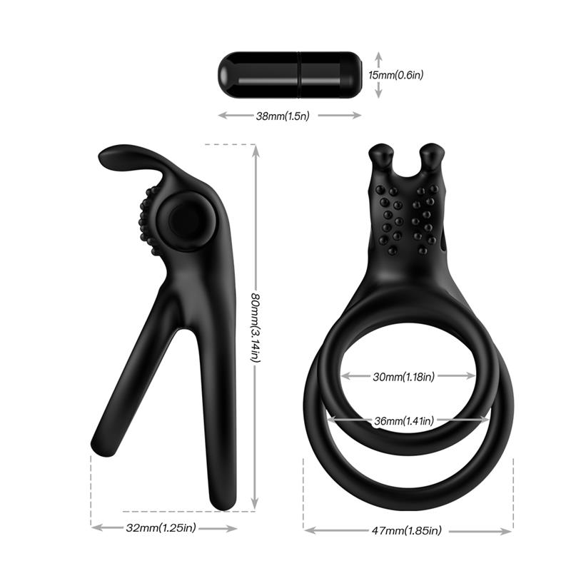 Vibrating bunny Penis ring