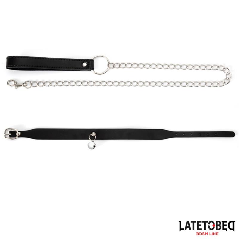 Collar with Bell and Leash