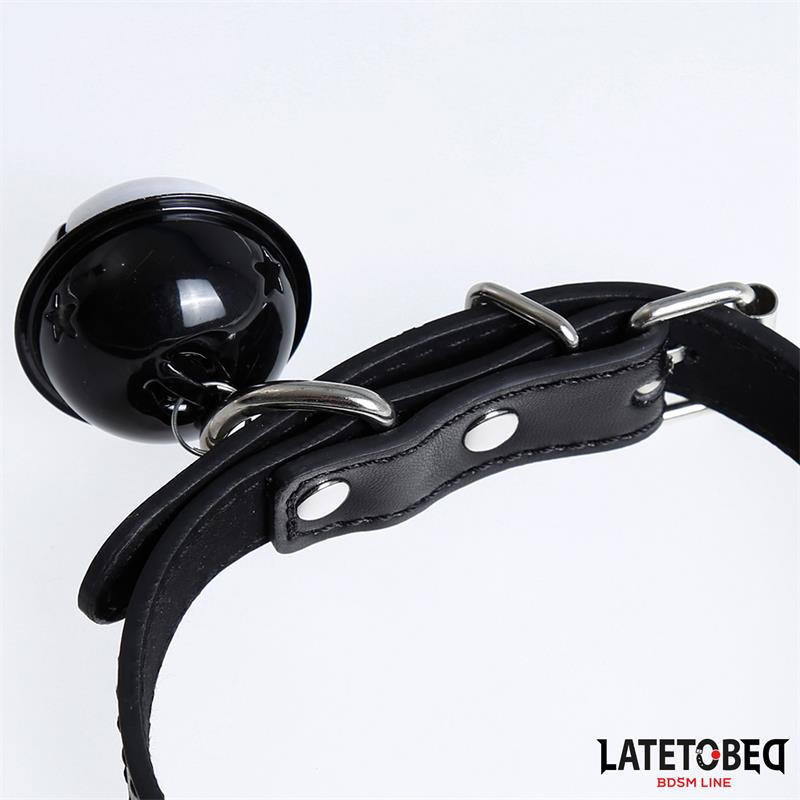 Collar with Bell Black Adjustable