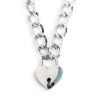 Collar with Lock Metal Size M 44 cm