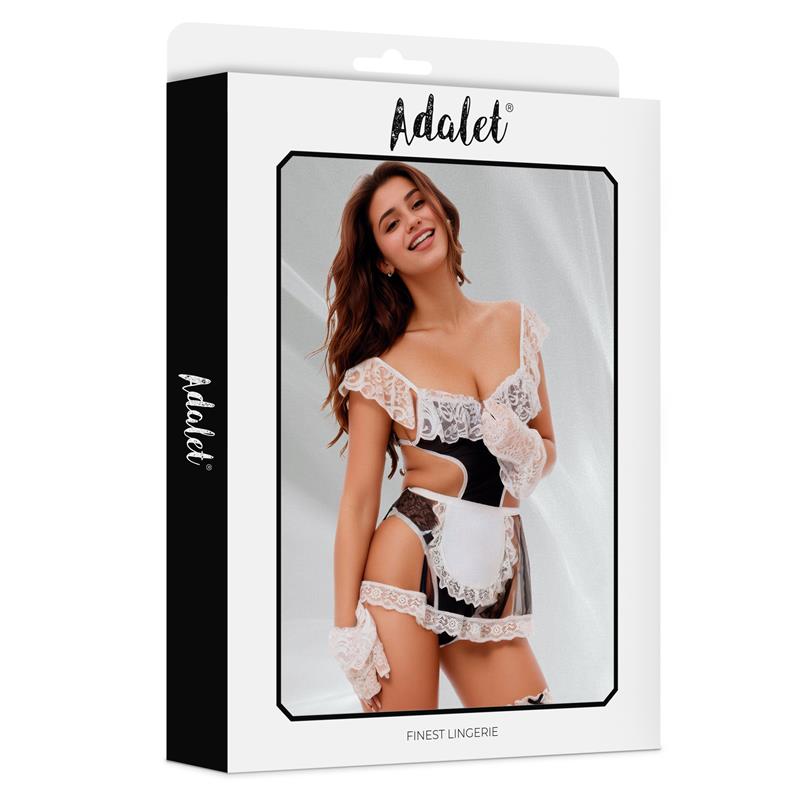 Rylee Bodysuit, Apron, Gloves and Leg Ring Costume