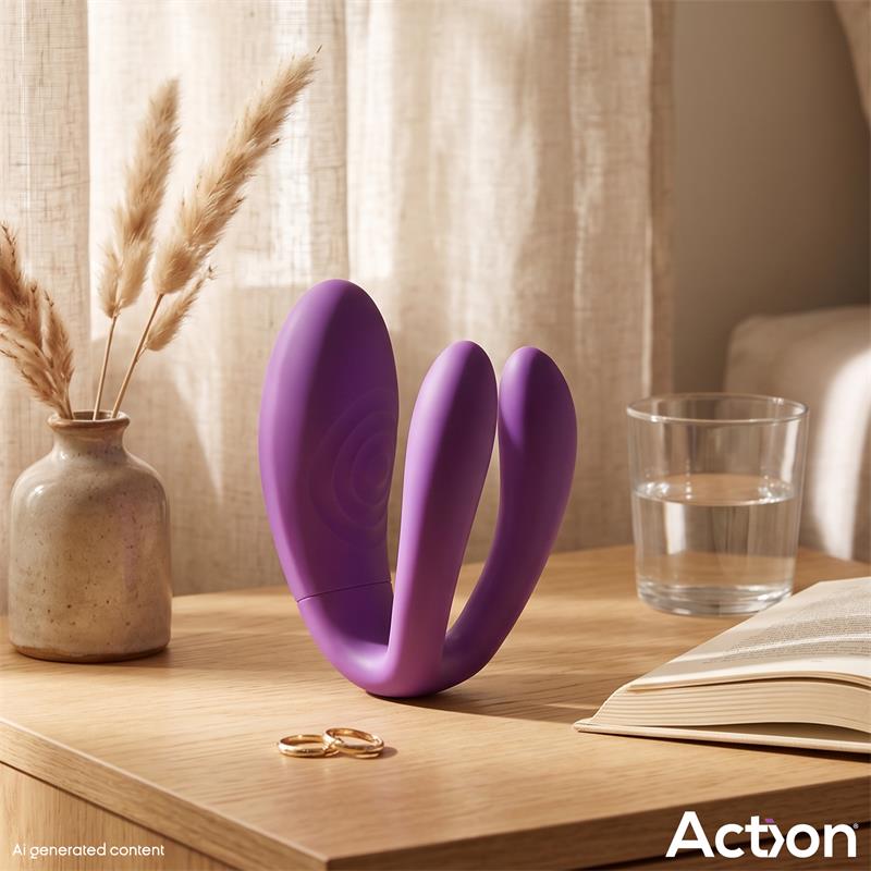 Twinx Vibrating and Tapping Couple Toy