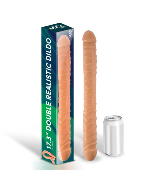 Trent Double Realistic Dildo Flesh 17,3 - 44 cm