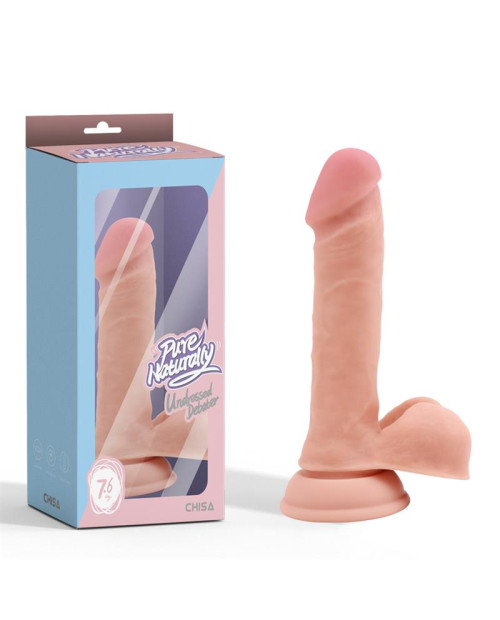 Undressed Debater Liquid Silicone Dual-Density Realistic Dildo 19.2 cm