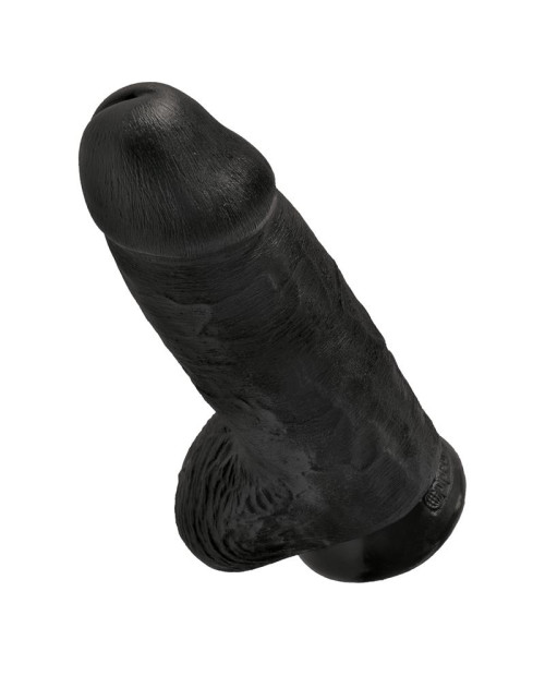 Dildo with Balls Chubby 9 Black