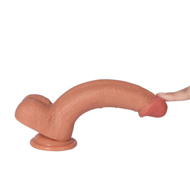 Bill Dildo Dual Layer Silicone 8.66