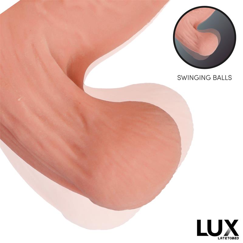 Dirk Triple Density Dildo with Swinging Balls 10