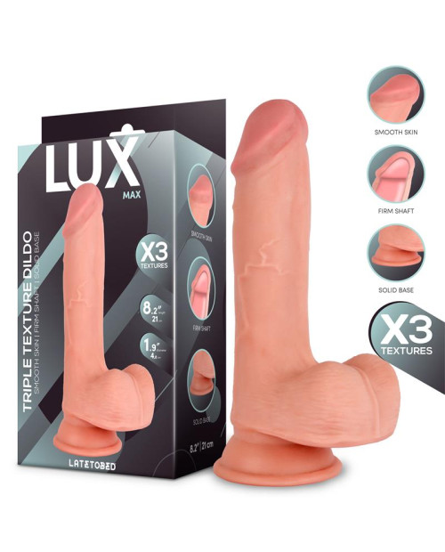 Max Triple Density Dildo with Balls 8.2