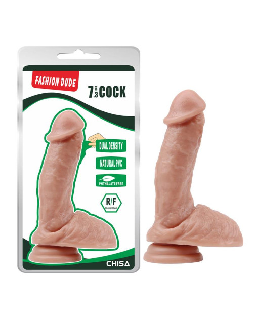 Dildo Dual Density Fashion Dude 7.3 Flesh