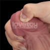 Dual Density Dildo with Vibration 10,5