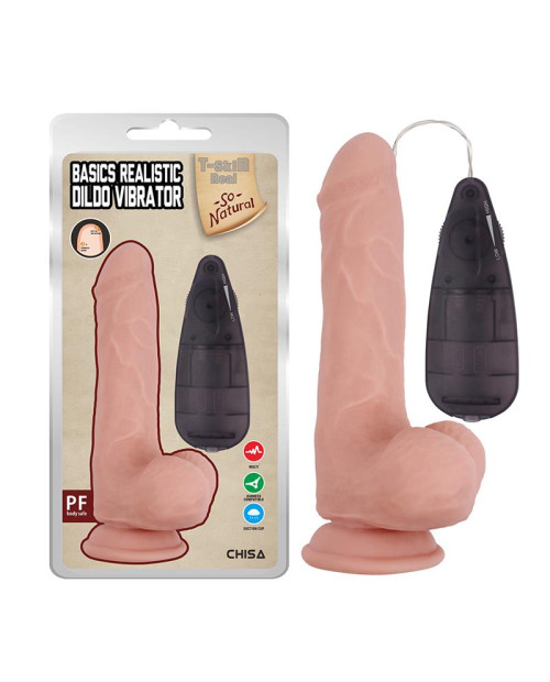 Realistic Vibrating Dildo Basics Realistic 7.8
