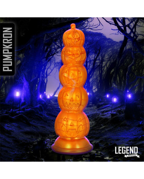 Pumpkron Pumpkin-shaped Liquid Silicone Dildo 19,7 cm