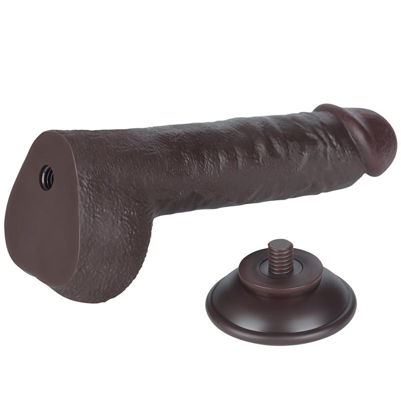 Sliding Skin Dual Layer Dildo 9.5