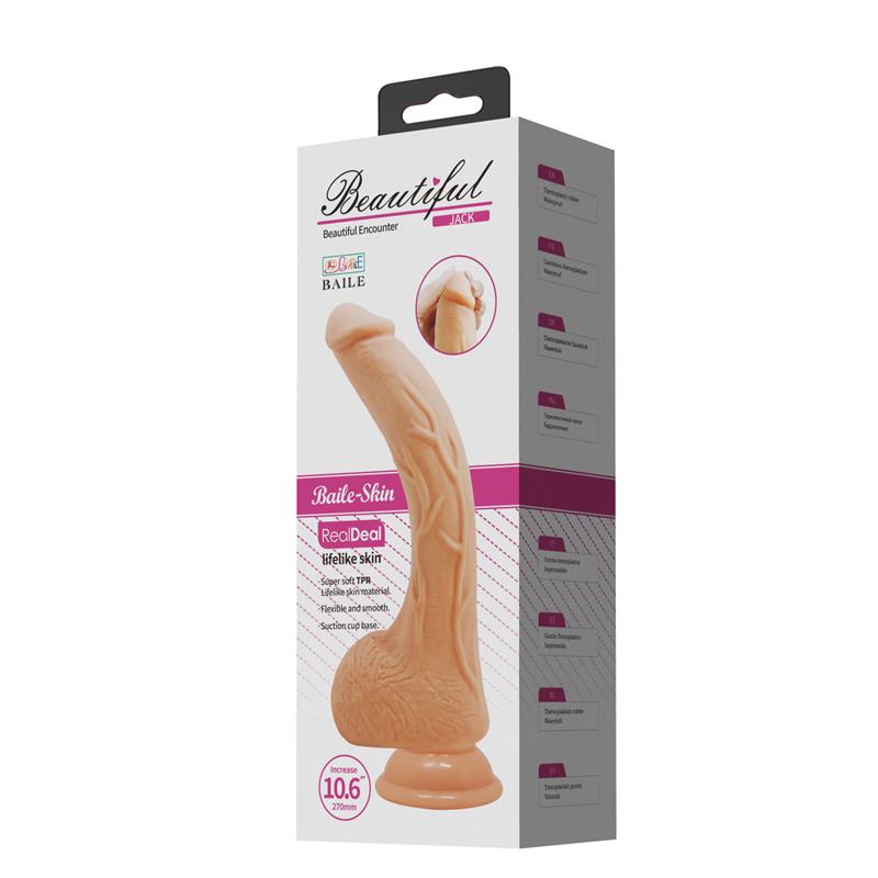 Jack Flexible Realistic Dildo 10.6