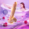 Dildo with Vibration, Thrusting and heating 24 cm