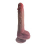 Realistic Dildo with Vibration, Thrusting and heating 20 cm