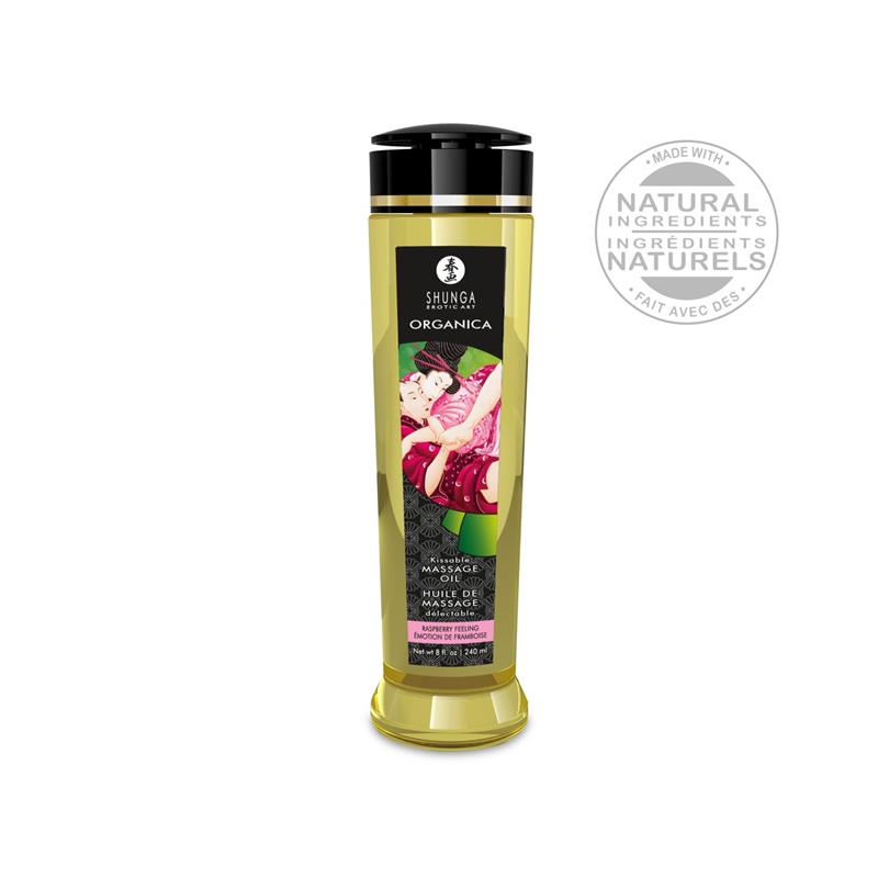 Organic Massage Oil Raspberry 240 ml