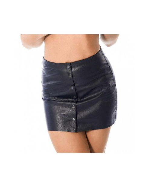 Mini Leather Skirt