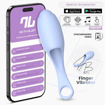 Lory Flexible Finger Vibrator with App