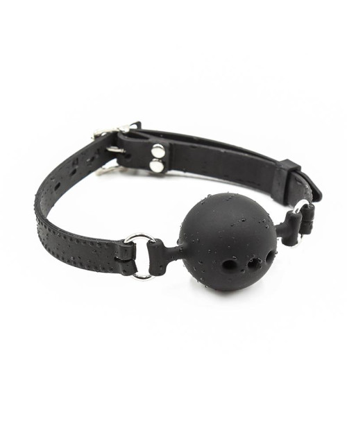 Silicone Breathable Ball Gag 5 cm Size L Black