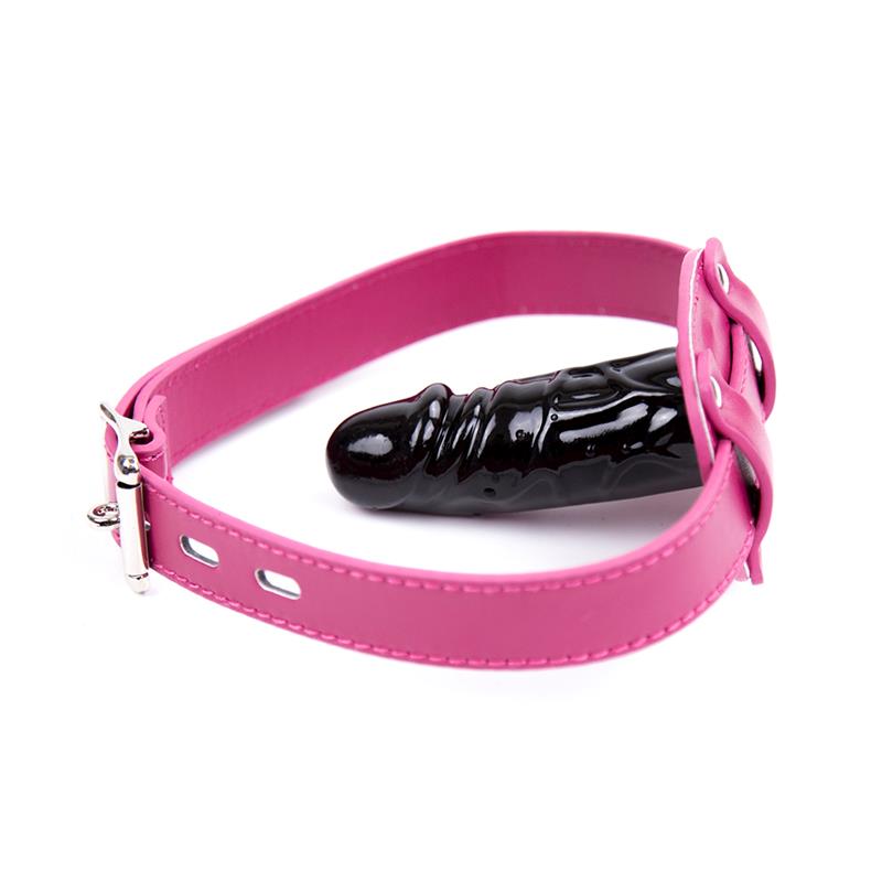 Dildo Gag Ball Adjustable 46-58 cm - Dildo: 10 cm