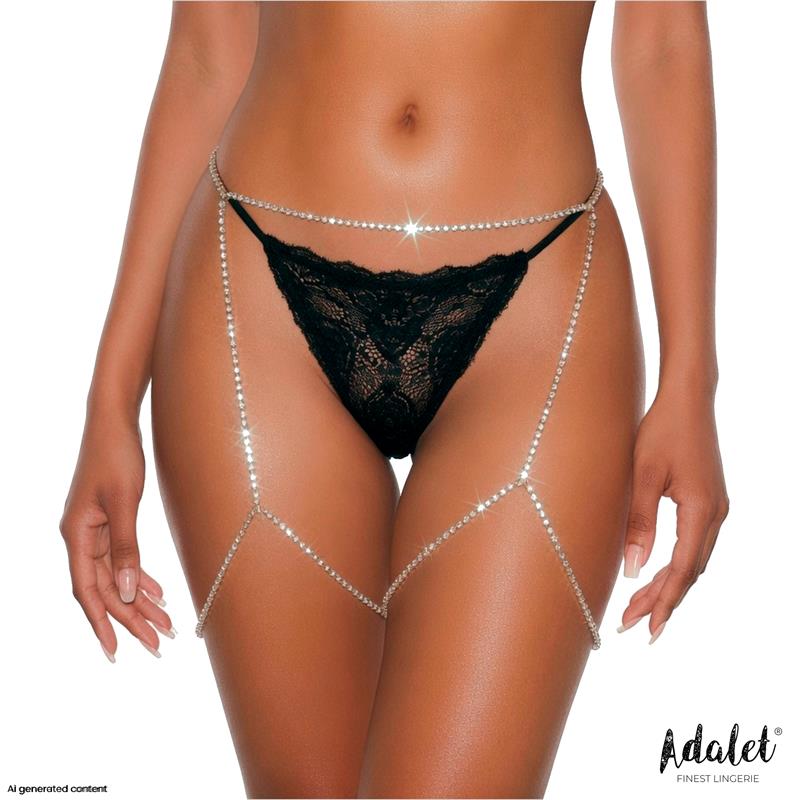 Georgina Rhinestone Garter One Size
