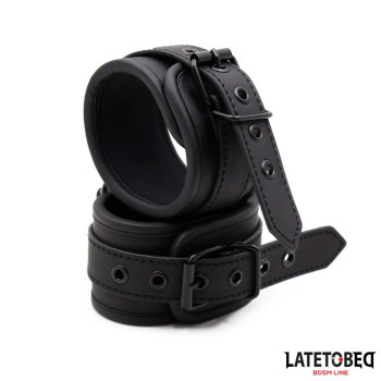 Solid black wrist