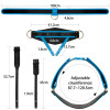 Ingen Adjustable Strap On with Hollow Dildo 9 Enhanced Set L/XL/2XL