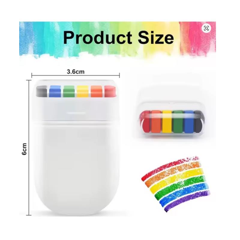 LGBT-colored crayons