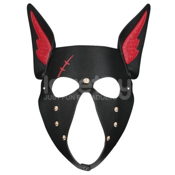 Rebellion Reign Scarred Alpha Pup Mask Red
