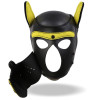 Hound Neoprene Dog Hound Removable Muzzle Black/Yellow One Size
