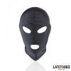 Open Mouth and Eyes Hood Black