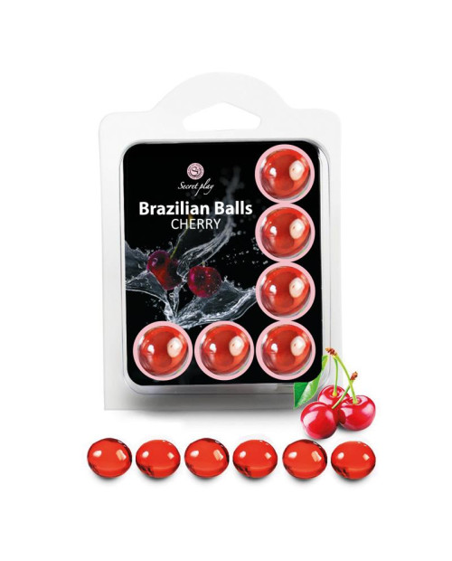 Brazilian Balls Set 6  Cherry