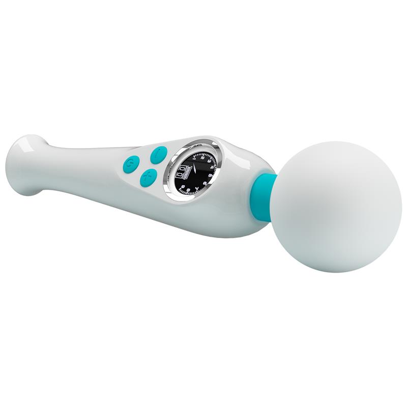 Skyler Massager Wand with Digital Screen White