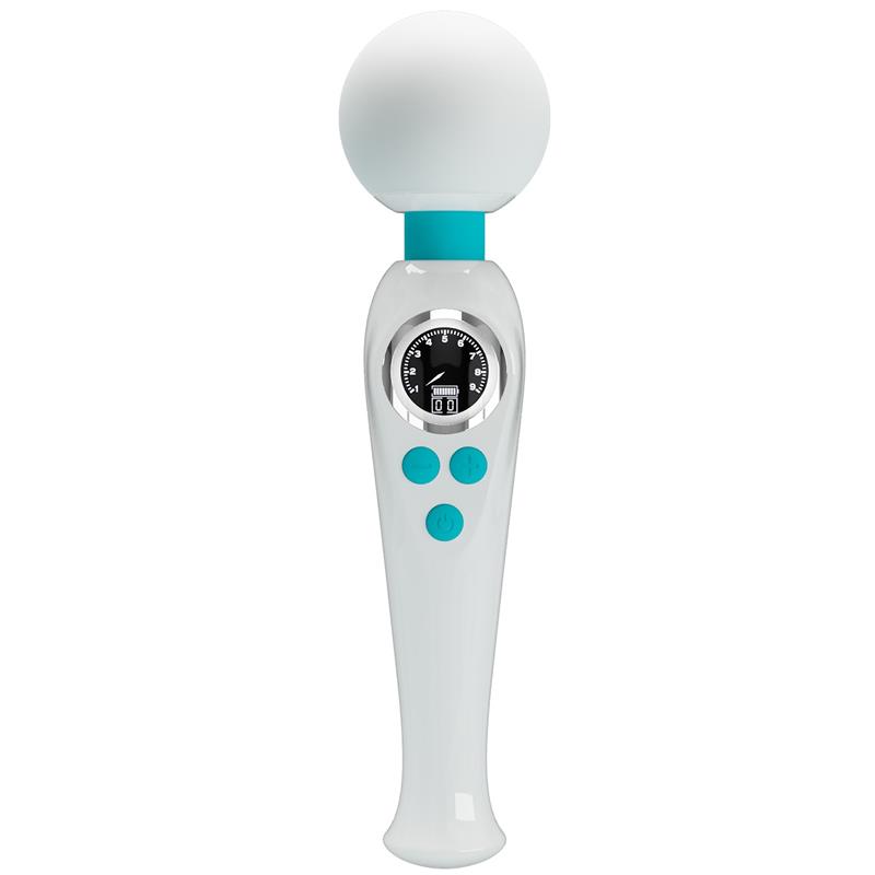 Skyler Massager Wand with Digital Screen White