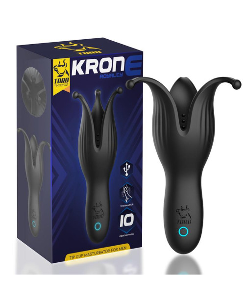 Krone Tip Cup Masturbator for Men Silicone USB