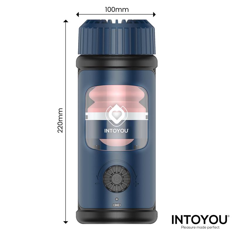 Tenkro Masturbator wit Thrusting and Heat USB-C