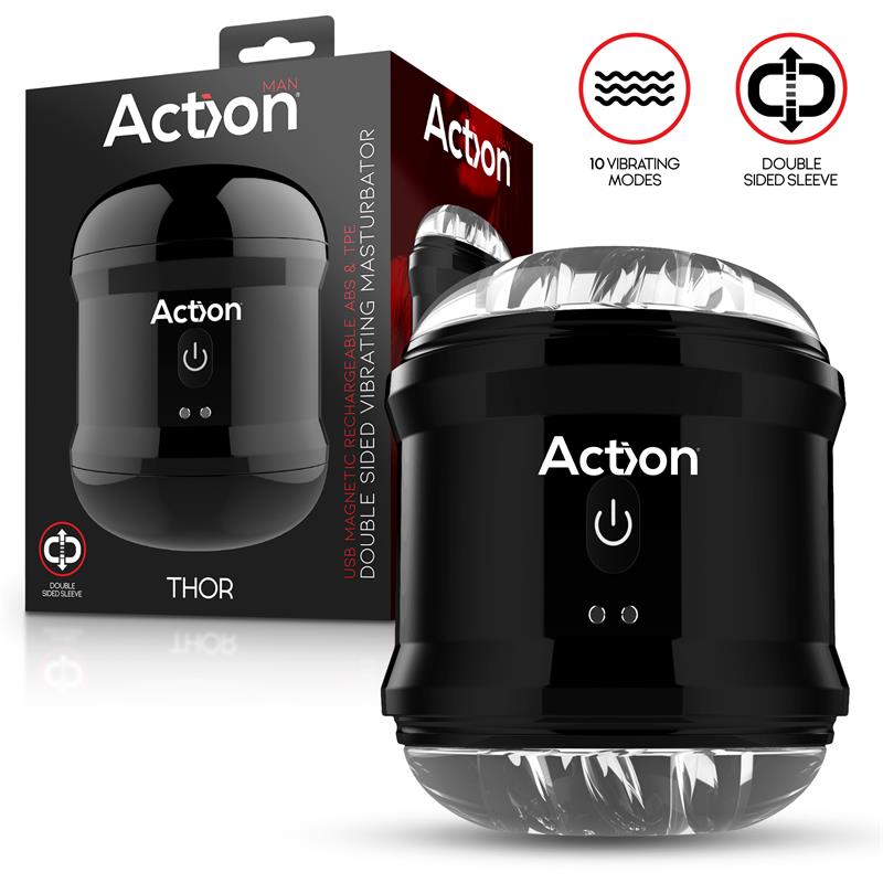 Thor Double Sided Vibrating Masturbator