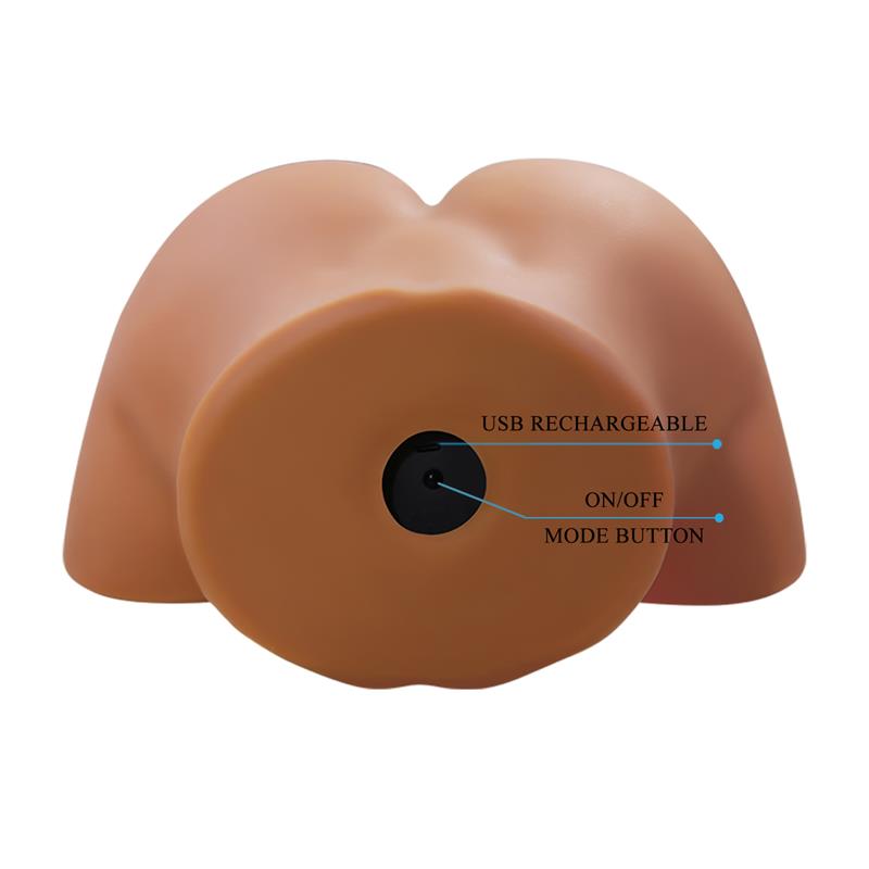 Masturbator with Vibration, Suction effect and Voice 5.5 cm