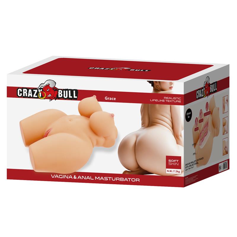 Masturbator Vagina and Ass 7.5 kg
