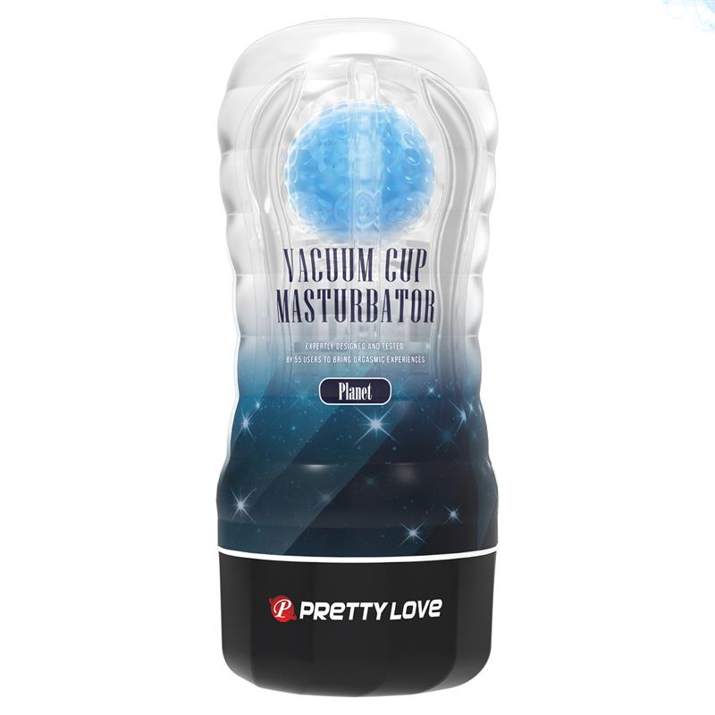 Planet Ball-Rolling Masturbator Cup Blue