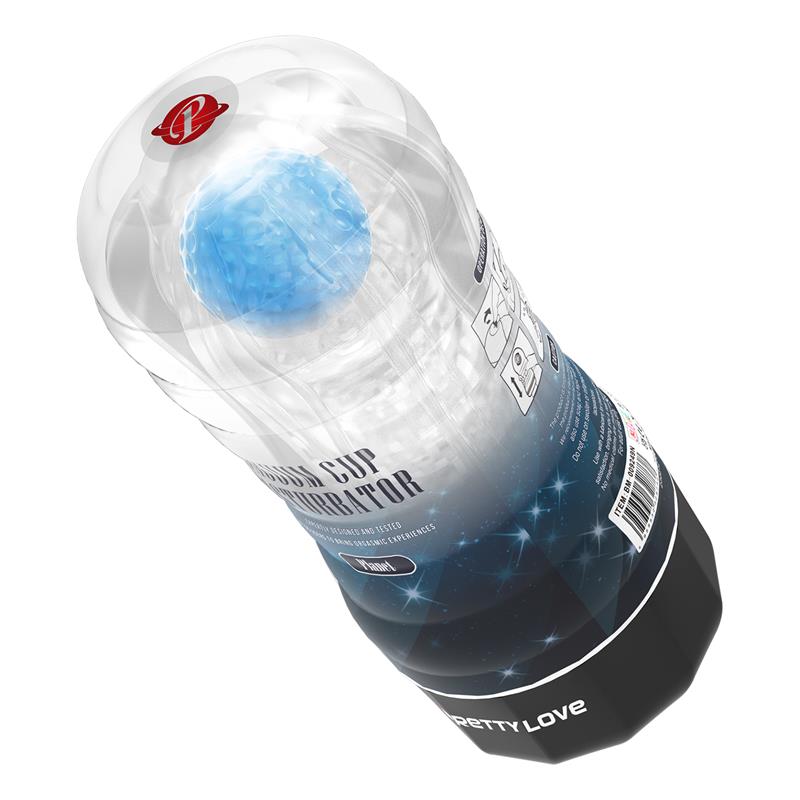 Planet Ball-Rolling Masturbator Cup Blue