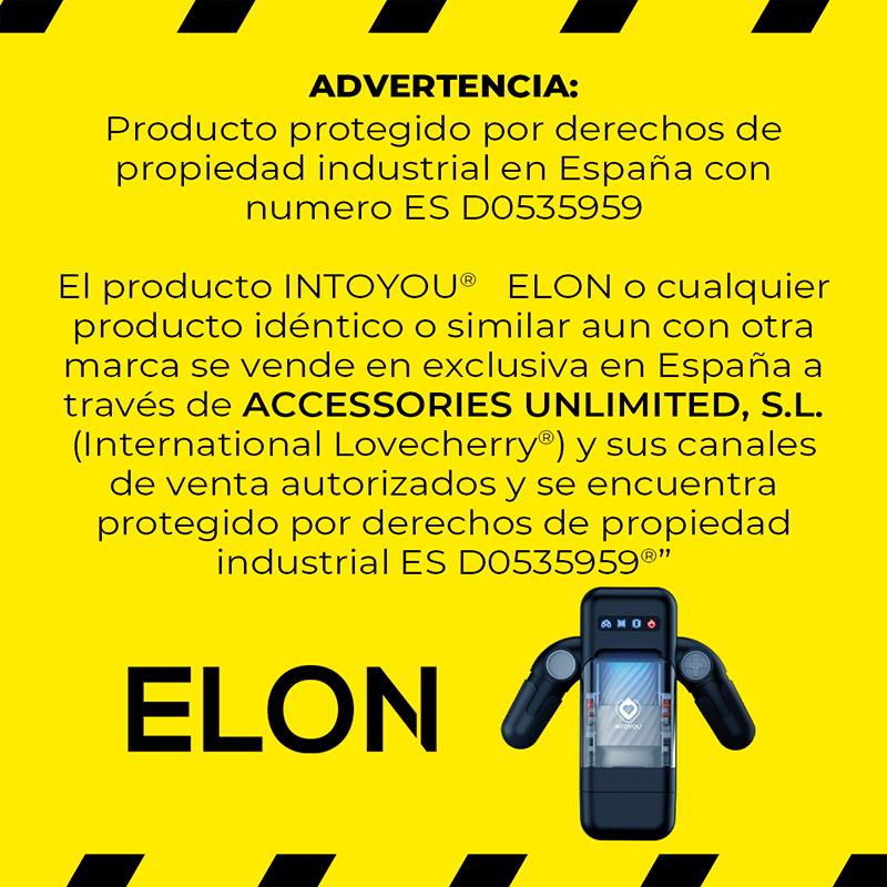 Elon Intelligent Masturbator with Up and Down Movement, Vibration, Heat and Phone Holder