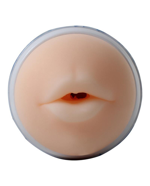 Male Masturbator Mouth Opening Blue