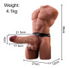 Ely Torso with Detachable Dildo, Thrusting and APP 4.1 kg