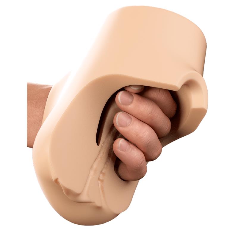 Double Pounder Vibrating Squeeze Stroker