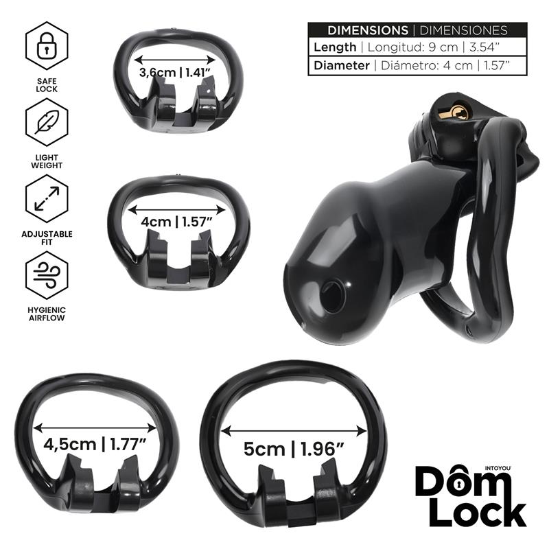 Guard Chastity Cage with Internal Lock Size S