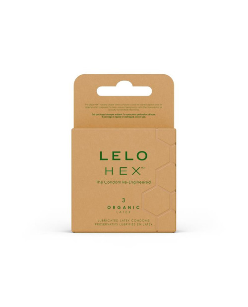HEX Condoms Organic 3 units