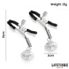 Nipple Clamps with Bell Silver and Black